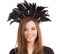 Bristol Novelty - Serre tête carnaval (Taille unique) (Noir) - UTBN1180 Noir