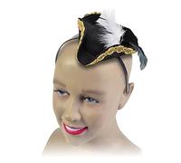 Chapeau Pirate Bandeau Déguisement Noir Mini Flibustière Enfants Costume