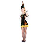 Bristol Novelty Novelty-TC102 Fille forêt TC102 Costume de Chasseuse, Taille Ado, Womens, Multicolore, Petit