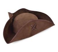 Bristol Novelty - Tricorne PIRATE - Adulte (Taille unique) (Marron) - UTBN2217 Marron G