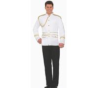 Bristol Novelty Veste de Prince Charmant, 78158, White, Chest Size 42-44-Inch Halloween