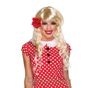 Bristol Novelty- Vixen Perruque Blonde pour Femme Santa Accessoire, BW889, Tai