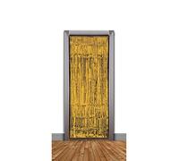 Bristol Novelty X76011 Rideau de Porte à Franges Scintillantes dorées, 1 pièce, Taille Unique Halloween