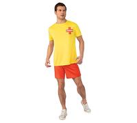 Bristol Novelty XL. Maître nageur, taille, Men, AF123XL, Yellow, Red Halloween