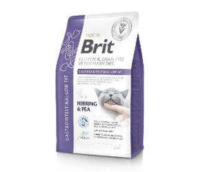 BRIT Alimentation vétérinaire sans gluten pour chats, système digestif, faible en matières grasses, 2 kg