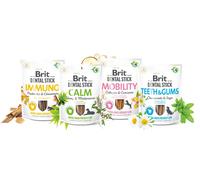 BRIT CARE Bâtonnets dentaires pour chiens, 7 pièces, 251 g x 4