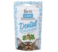Brit Care Cat | Friandises pour chats | Sachet de 50 g - Soins dentaires 50 g