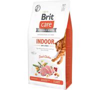 BRIT Care Cat Grain-Free Indoor Anti-Stress - hypoallergéniques sans céréales, avec poulet frais, pour chats d'intérieur - 2 kg