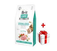Brit Care Cat Grain-Free Sterilised Urinary Health avec du poulet 2kg + Surprise pour votre chat GRATUITES !