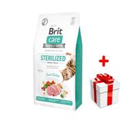 Brit Care Cat Grain-Free Sterilised Urinary Health avec du poulet 400g + Surprise pour votre chat GRATUITES !