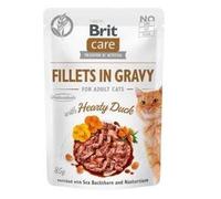 BRIT CARE Cat Sachets de filets en sauce avec du canard savoureux 85 g