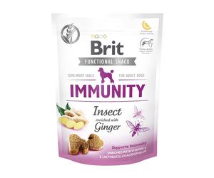 BRIT Care Dog Functional Snack immunity insect - Des friandises à base d'insectes pour renforcer l'immunité de votre chien - 150 g