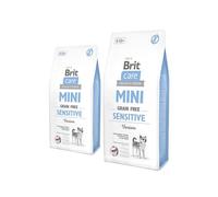 BRIT Care Dog Mini Grain Free sensitive - Venaison pour chiens de petites races avec intolérances alimentaires - 2 x 7 kg
