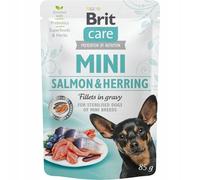 Brit Care Dog Mini saumon et hareng sachet stérilisé 85g