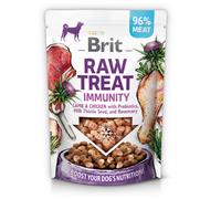 Brit Raw Treat Immunity Friandises lyophilisées et surmatelas d'agneau et poulet 40 g