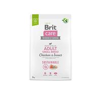 Brit Care Dog Sustainable Adult Small Breed Chicken & Insect - Dry Dog Food - 3 kg