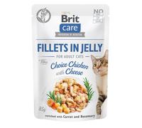 BRIT Care Fillets in Jelly Choice Chicken&Cheese - Filets en gelée Poulet & Fromage - 24 x 85 g