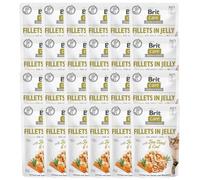 BRIT Care Fillets in Jelly with Fine Trout & Cod - Filets en gelée avec truite et cabillaud fins - 24 x 85 g