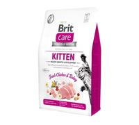 Brit Care Cat Grain-Free Kitten Croissance et développement sains Avec du poulet et de la dinde 2kg