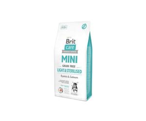 BRIT Care Grain Free Mini Light & Sterilised - Sans céréales pour chiens de races mini stérilisés ou avec embonpoint - 2 kg