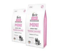 BRIT Care Grain Free Mini Yorkshire - Saumon & thon, sans céréales, pour Yorkshire - 2 x 7 kg