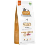 BRIT Care Hypoallergenic Junior Large Breed Lamb - Croquettes hypoallergéniques d'agneau et riz pour jeunes chiens de grandes races - 12 kg
