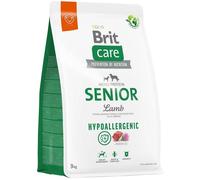 BRIT CARE Hypoallergenic Senior Lamb - Formule hypoallergénique d'agneau et de riz pour chiens âgés - 3 kg