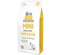 BRIT Care Mini Grain Free Hair&Skin - Sans céréales pour chiens de races miniatures aux poils longs - 2 kg