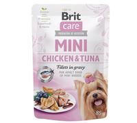 Brit Care Mini Pouch Fillets en sauce au poulet et au thon 85g
