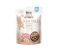 BRIT Care Raw Treat Freeze Dried Sensitive 40 g Friandise lyophilisée Dinde avec probiotiques pour chat