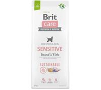 Brit Care Sustainable Adult Sensitive Insect & Fish Nourriture sèche hypoallergénique pour Chiens Adultes de Toutes Races 12 kg Nourriture pour Chien de qualité supérieure