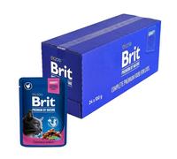 Brit Cat Pouches with Chicken and Turkey 100 g, Lot de 24 (24 x 100 g)