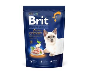 BRIT Cat Premium by Nature Indoor chicken - Croquettes de poulet pour chats d'intérieur - 1,5 kg