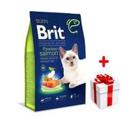 BRIT Cat Premium By Nature Sterilised Salmon 1,5kg+Surprise