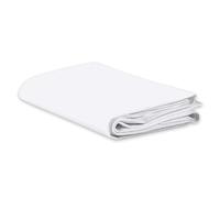 Brit Cotton - Drap plat en microfibre brossée ultra douce - Infroissable, anti-rétrécissement, anti-décoloration - Hypoallergénique - 90 g/m² - Blanc - King size