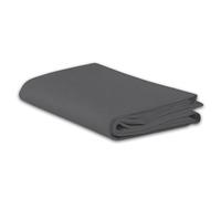 Brit Cotton - Drap plat en microfibre brossée ultra douce pour lit simple - Infroissable, anti-rétrécissement, résistant à la décoloration - Hypoallergénique - 90 g/m² - Gris