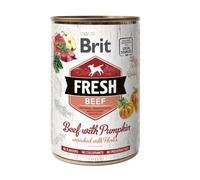 BRIT FRESH Beef with pumpkin 400 g nourriture humide pour chiens au bœuf et à la citrouille