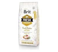 Brit Fresh Croquettes pour Chien, Poulet Frais avec Pomme de Terre, sans Maïs ni Soja ni Blé, 12 kg