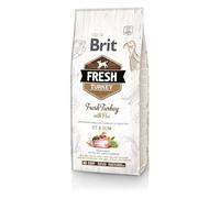 Brit Fresh Dinde, Croquettes Light pour Chiens en Surpoids, 12 kg, Formule avec Dinde Fraîche et Riz