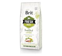 Brit Fresh Duck, Croquettes Premium pour Chien Actif, Canard Frais avec Millet, 12 kg