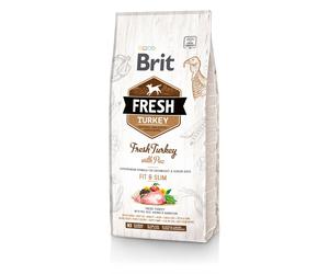 BRIT Fresh turkey with pea light fit & slim - Dinde fraîche & pois pour chiens peu actif ou en surpoids - 2,5 kg