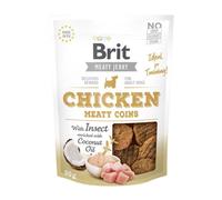 Brit Jerky Snack Chicken Meaty Coins With Insect 80g x2