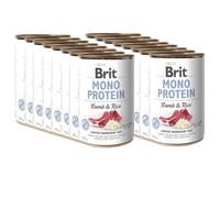 BRIT MONO PROTEIN AGNEAU & RIZ BRUN 18x400g