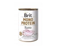 BRIT Mono Protein Rabbit 12x400 g nourriture pour chiens monoprotéique au lapin