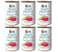 Brit Mono Protein thon et patate douce nourriture humide pour chiens,...