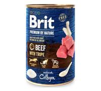 BRIT Premium by Nature Beef and tripes - nourriture naturelle pour chiens à base de bœuf et d'abats - 400 g