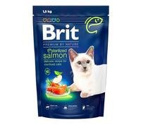 Brit Nourriture pour Chat Premium by Nature STERILIZED Adulte Saumon Dinde 1,5 Kg