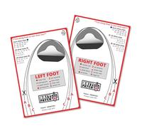 BRIT PATCH Lot de 2 patchs pour orteils Noir | Patchs autocollants contre les trous sur le gros orteil dans les baskets et chaussures de sport, préviennent ou réparent