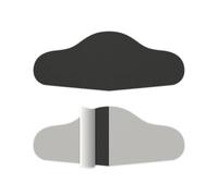BRIT PATCH Lot de 2 patchs pour talon Noir | Patchs autocollants contre les trous au talon dans les baskets et chaussures en maille, préviennent ou réparent Trainer