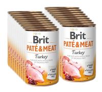 Brit Pate & Meat à la dinde 18x400g
